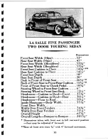 Предварительный просмотр 75 страницы Cadillac 1937 LaSalle VVI Information