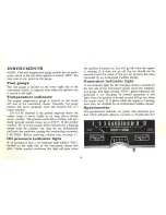 Предварительный просмотр 5 страницы Cadillac 1965 Fleetwood Seventy-Five Owner'S Manual