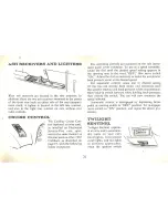 Предварительный просмотр 32 страницы Cadillac 1965 Fleetwood Seventy-Five Owner'S Manual