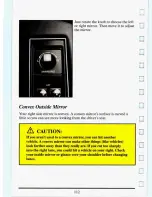 Предварительный просмотр 125 страницы Cadillac 1993 DeVille Owners Literature