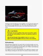 Предварительный просмотр 210 страницы Cadillac 1993 DeVille Owners Literature