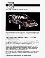 Предварительный просмотр 14 страницы Cadillac 1993 Eldorado Owners Literature