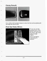 Preview for 131 page of Cadillac 1993 Seville Owners Literature