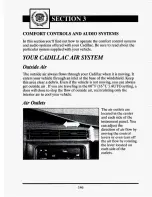 Preview for 160 page of Cadillac 1993 Seville Owners Literature