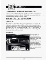 Предварительный просмотр 163 страницы Cadillac 1994 DeVille Owners Literature