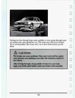 Предварительный просмотр 207 страницы Cadillac 1994 DeVille Owners Literature