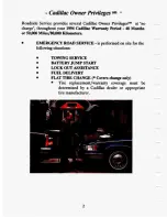 Предварительный просмотр 351 страницы Cadillac 1994 DeVille Owners Literature