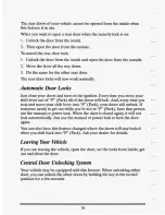 Preview for 83 page of Cadillac 1994 Seville Owners Literature