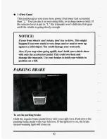 Preview for 105 page of Cadillac 1994 Seville Owners Literature