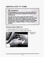 Preview for 107 page of Cadillac 1994 Seville Owners Literature