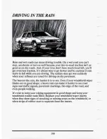 Preview for 203 page of Cadillac 1994 Seville Owners Literature