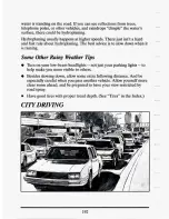 Preview for 205 page of Cadillac 1994 Seville Owners Literature