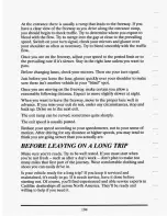 Preview for 207 page of Cadillac 1994 Seville Owners Literature