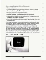 Preview for 261 page of Cadillac 1994 Seville Owners Literature