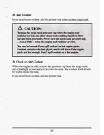 Preview for 280 page of Cadillac 1994 Seville Owners Literature