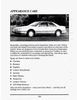 Preview for 311 page of Cadillac 1994 Seville Owners Literature