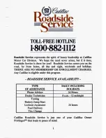 Preview for 350 page of Cadillac 1994 Seville Owners Literature