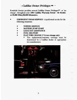 Preview for 351 page of Cadillac 1994 Seville Owners Literature