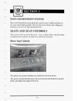 Preview for 20 page of Cadillac 1995 De Ville Owners Literature