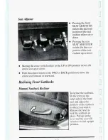 Preview for 21 page of Cadillac 1995 De Ville Owners Literature