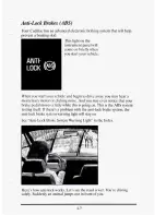 Preview for 200 page of Cadillac 1995 De Ville Owners Literature