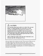 Preview for 224 page of Cadillac 1995 De Ville Owners Literature