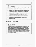 Preview for 227 page of Cadillac 1995 De Ville Owners Literature