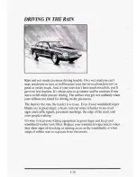 Предварительный просмотр 211 страницы Cadillac 1995 DeVille Owners Literature