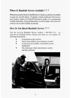 Предварительный просмотр 354 страницы Cadillac 1995 DeVille Owners Literature