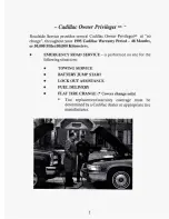 Предварительный просмотр 343 страницы Cadillac 1995 Eldorado Owners Literature