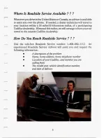 Предварительный просмотр 339 страницы Cadillac 1995 Fleetwood Owners Literature