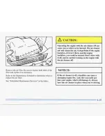 Предварительный просмотр 232 страницы Cadillac 1995 Fleetwood Owner'S Manual