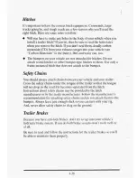 Preview for 231 page of Cadillac 1995 Sedan De Ville Owner'S Manual