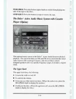 Предварительный просмотр 183 страницы Cadillac 1995 sedan deville Owner'S Manual