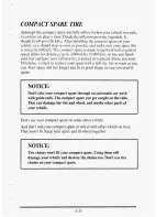 Preview for 268 page of Cadillac 1995 sedan deville Owner'S Manual