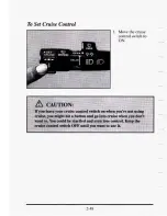 Предварительный просмотр 119 страницы Cadillac 1995 Seville Owner'S Manual