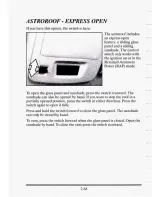 Предварительный просмотр 139 страницы Cadillac 1995 Seville Owner'S Manual