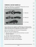 Предварительный просмотр 249 страницы Cadillac 1995 Seville Owner'S Manual