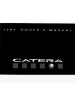 Cadillac 1997 Catera Owner'S Manual preview