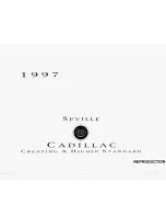 Cadillac 1997 Seville Owner'S Manual preview