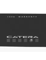 Предварительный просмотр 1 страницы Cadillac 1998 Catera Warranty And Owner Assistance Information