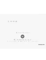 Предварительный просмотр 1 страницы Cadillac 1998 Eldorado Owner'S Manual