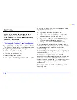 Предварительный просмотр 236 страницы Cadillac 1999 Escalade Owner'S Manual