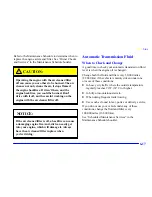 Preview for 277 page of Cadillac 1999 Escalade Owner'S Manual