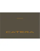 Cadillac 2000 Catera Owner'S Manual предпросмотр