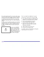 Предварительный просмотр 109 страницы Cadillac 2000 Catera Owner'S Manual