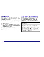 Предварительный просмотр 166 страницы Cadillac 2000 Catera Owner'S Manual