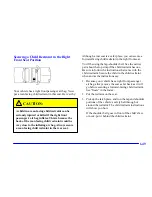 Предварительный просмотр 61 страницы Cadillac 2001 Catera Owner'S Manual