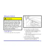 Предварительный просмотр 98 страницы Cadillac 2001 Catera Owner'S Manual