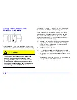 Предварительный просмотр 64 страницы Cadillac 2001 DeVille Owner'S Manual